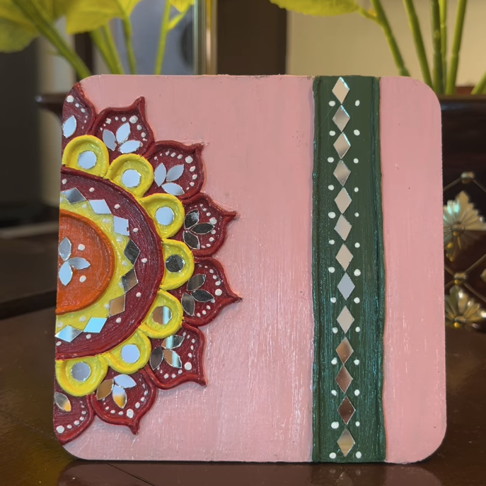 Half-Mandala — Hand-painted Art