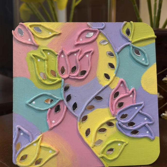 Pastel Lotus — Lippan Art